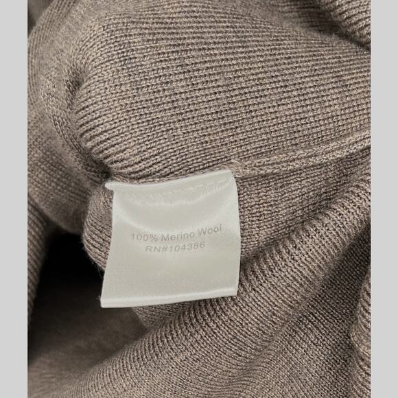 Garnet Hill women’s maxi skirt 100% Merino Wool heather grey side slit Large - Picture 3 of 6